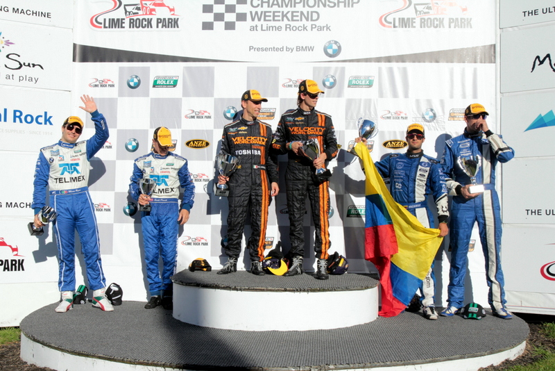 Gustavo Yacamán cerró el año con un podio en Lime Rock en la Grand-Am Series
