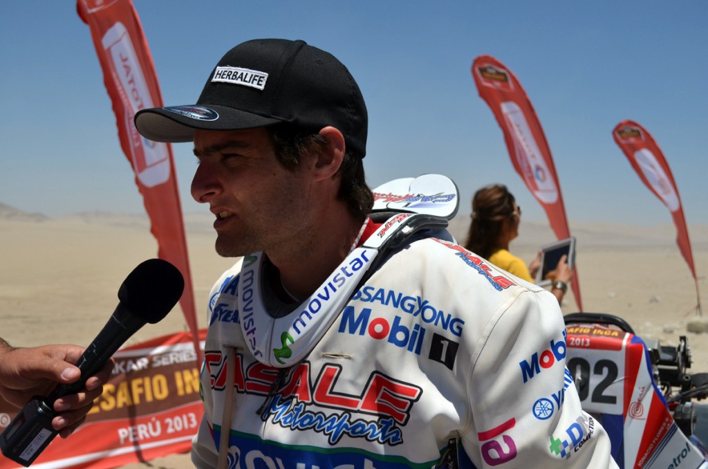 Ignacio Casale analiza su imponente triunfo en el Desafío Inca: «Ahora seguiré trabajando para el Dakar 2014»