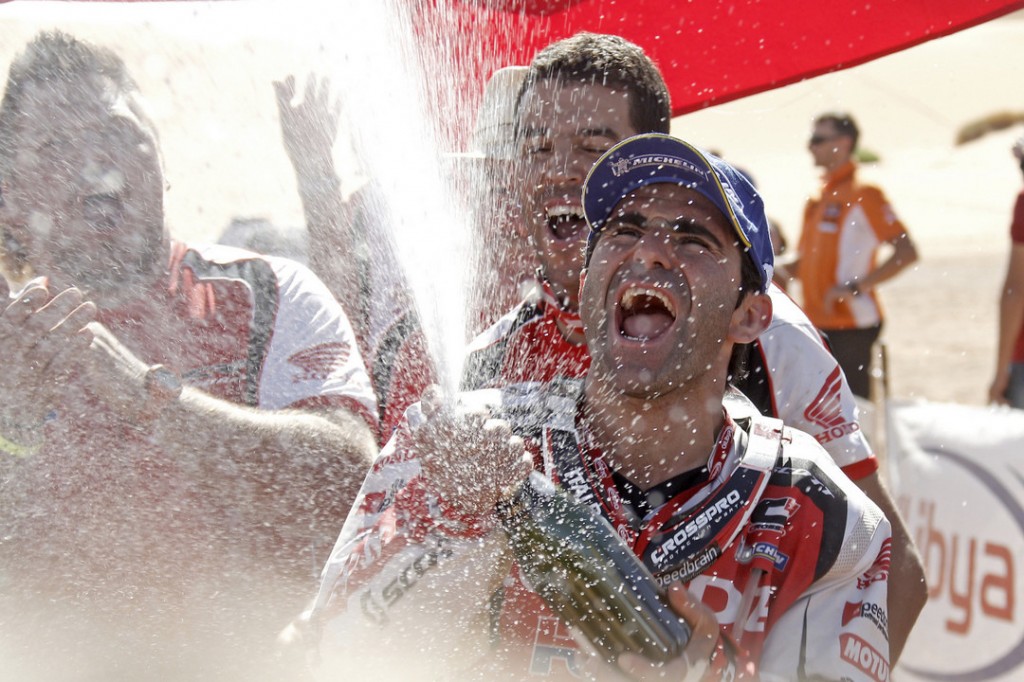 Entrevista con el campeón mundial Paulo Goncalves, piloto HRC Motul en el Dakar 2014