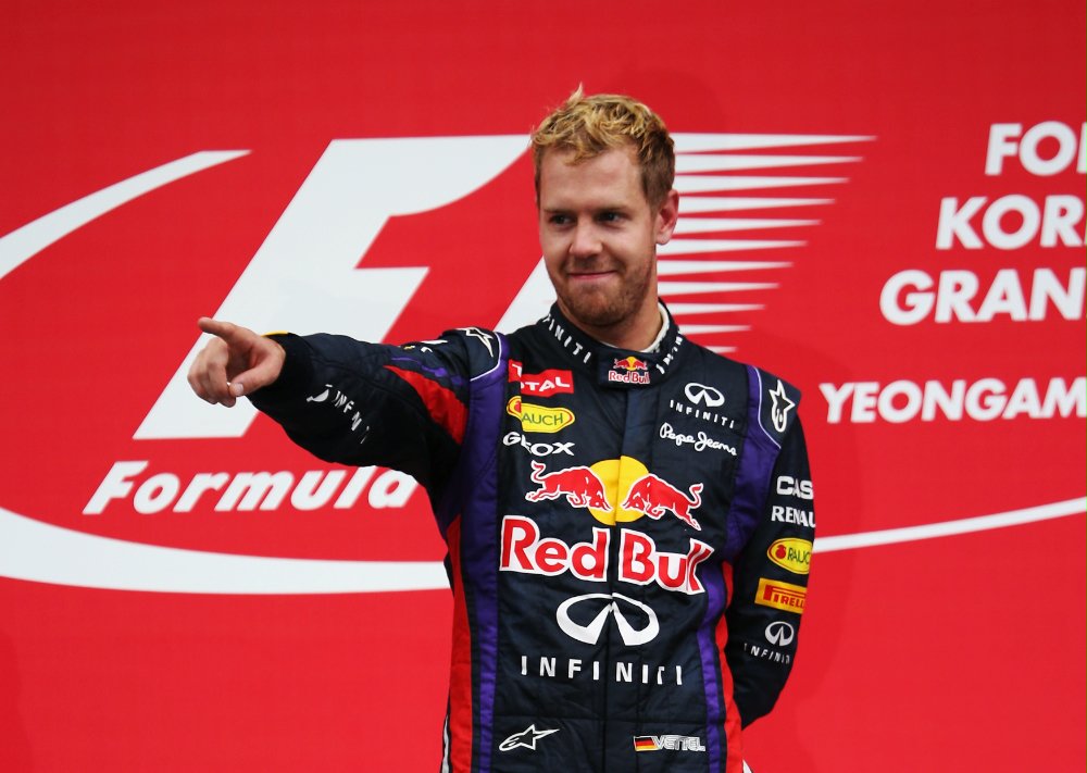 Atrás pasó de todo, pero Sebastian Vettel se impuso sin problemas en el Gran Premio de Corea del Sur