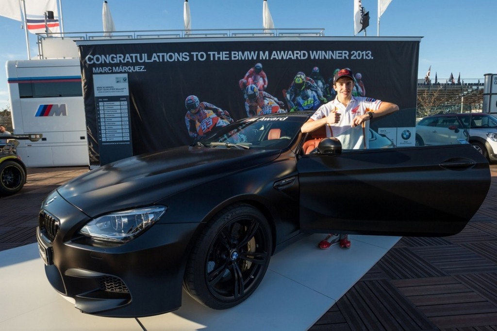 Marc Márquez tiene auto nuevo, un espectacular BMW M6 Coupé, gracias a la marca bávara