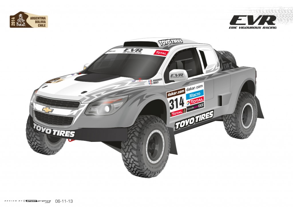 Eric Vigouroux presenta su nuevo prototipo para el Dakar 2014
