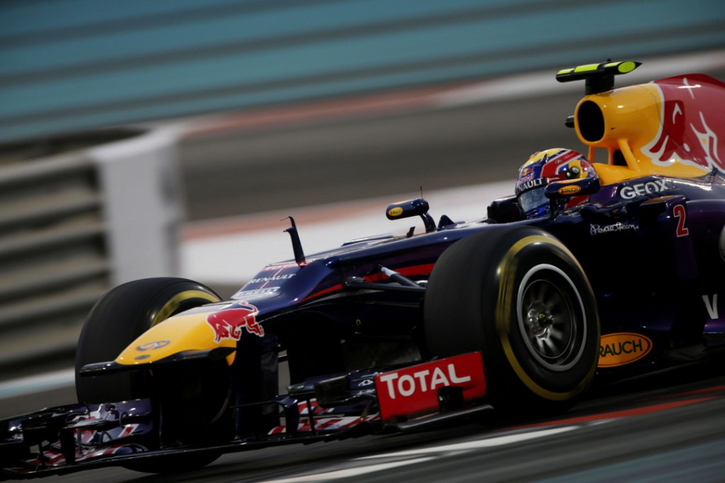 Mark Webber largará en la primera posición en el Gran Premio de Abu Dhabi