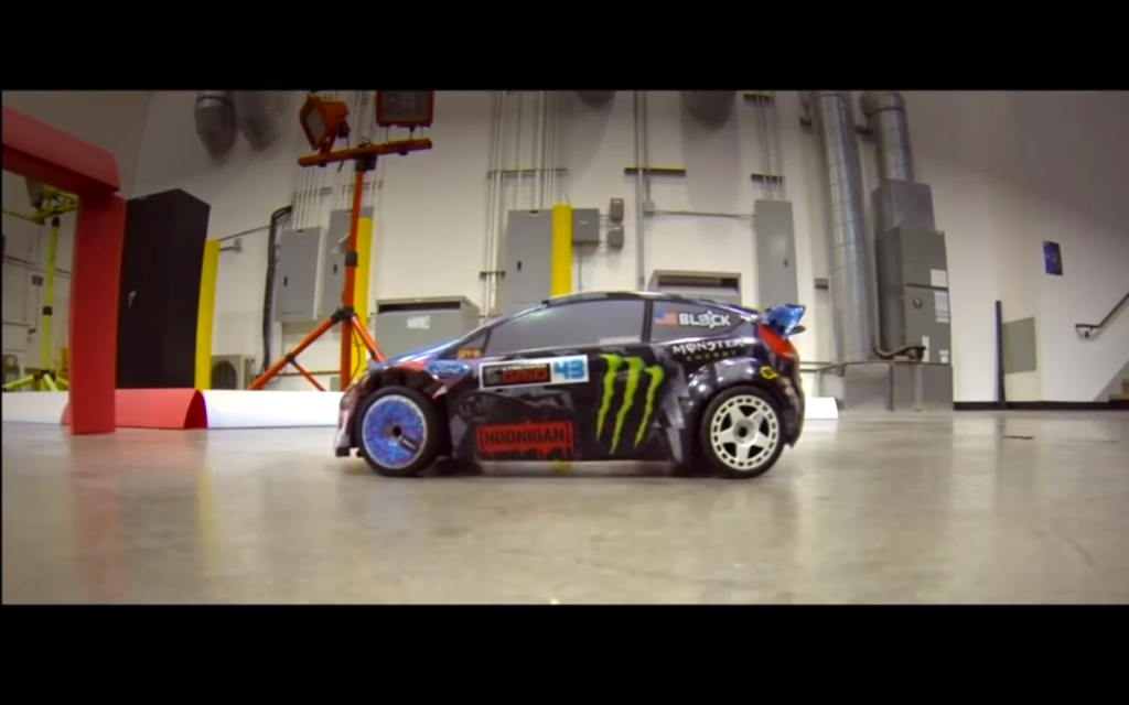 Micro Gymkhana, la misma de Ken Block, pero a escala 1/8