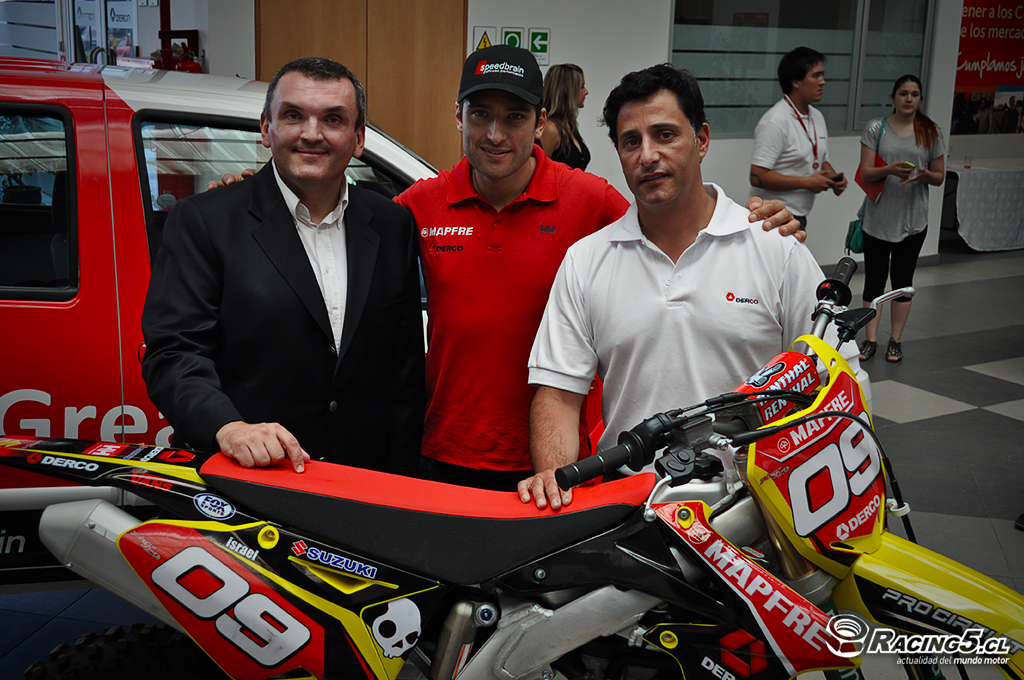 Derco Motos y Speedbrain le dan más que un espaldarazo a Jeremías Israel
