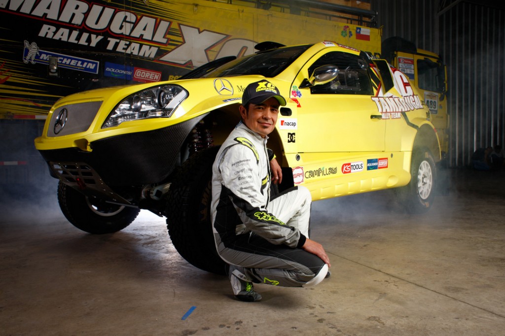 Kaufmann a fondo junto al Tamarugal XC para el Dakar 2014