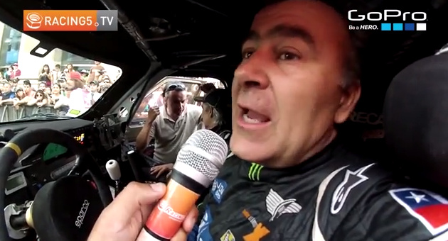 Racing5 TV, comentarios de Boris Garafulic en la meta del Dakar 2014