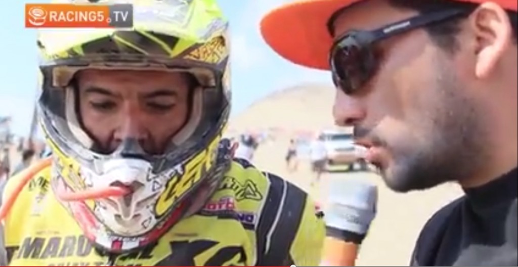 El chileno Cristián Naser Colombo comenta la etapa 10 del Dakar 2014