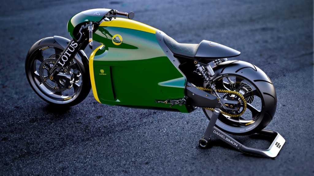 La Lotus C-01 es una moto del futuro que puedes tener hoy
