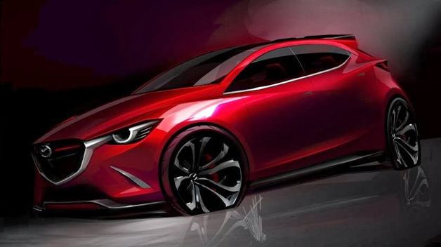 El llamativo Mazda Hazumi nos adelanta la próxima generación del Mazda2