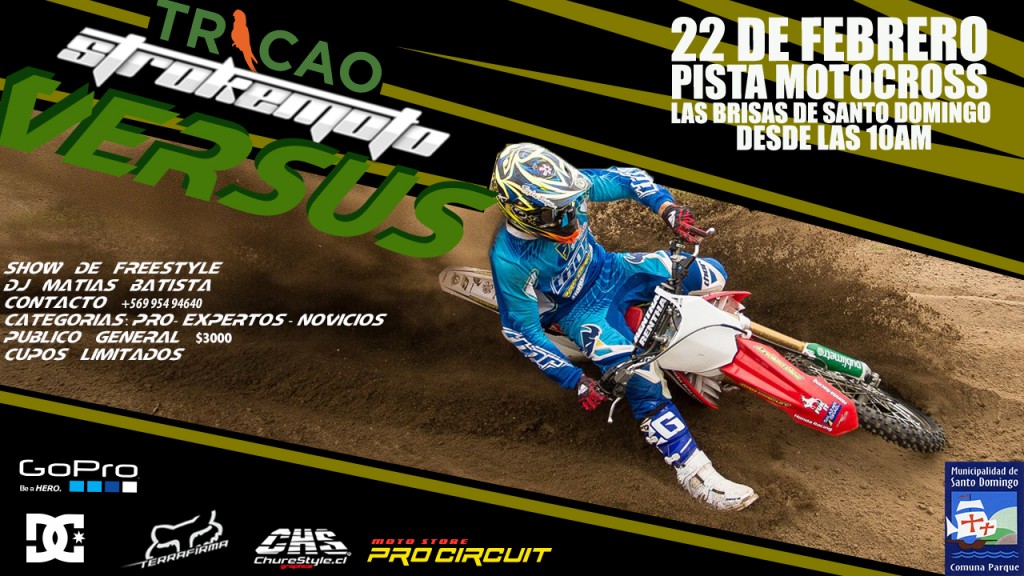 Duelos de motocross se tomarán Santo Domingo con el evento «Versus» en Parque Tricao