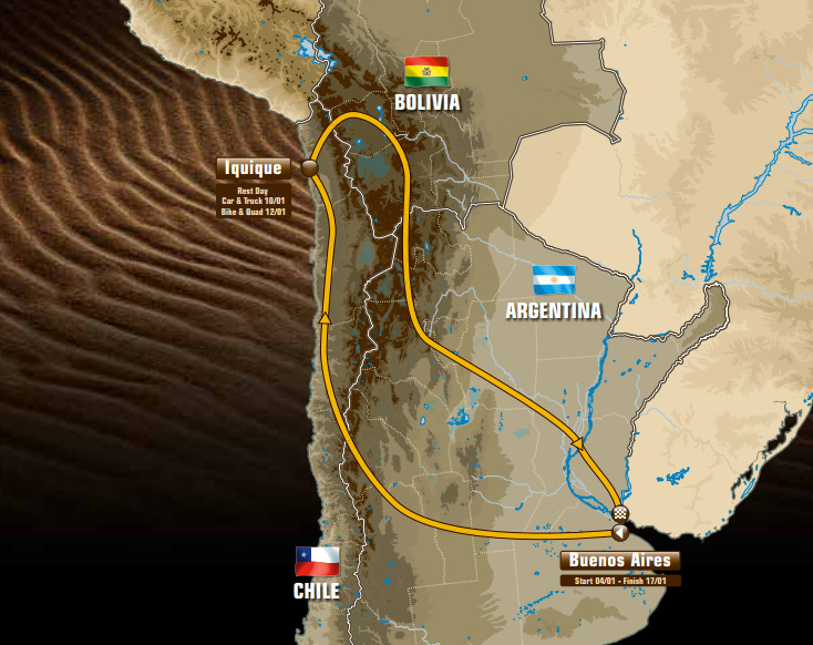 ¡Hay ruta para el Dakar 2015! Chile recibirá el día de descanso