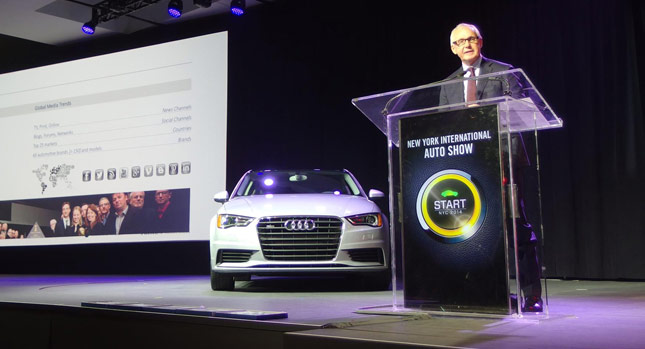 Audi de fiesta, el A3 es nombrado Auto del Año 2014 a nivel global