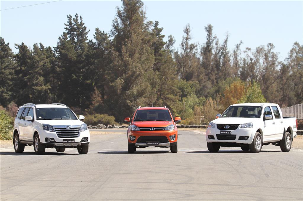 Great Wall por partida triple, SUV H3, Wingle Euro V y el crossover M4 hacen su debut en Chile