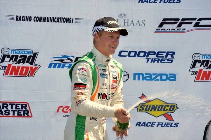Spencer Pigot consiguió su cuarto triunfo consecutivo en la Pro Mazda Championship