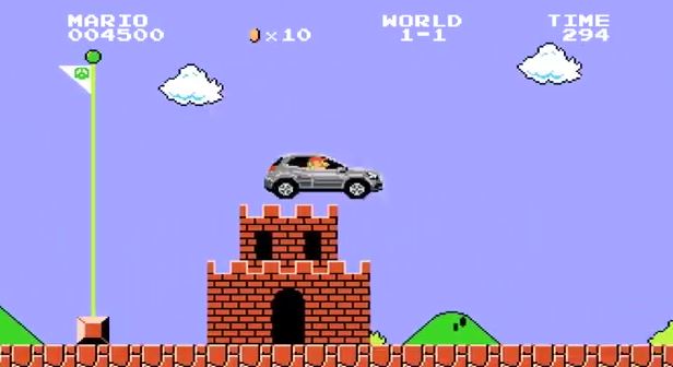 Nintendo le da a Mario un Mercedes-Benz GLA para que salve a la princesa