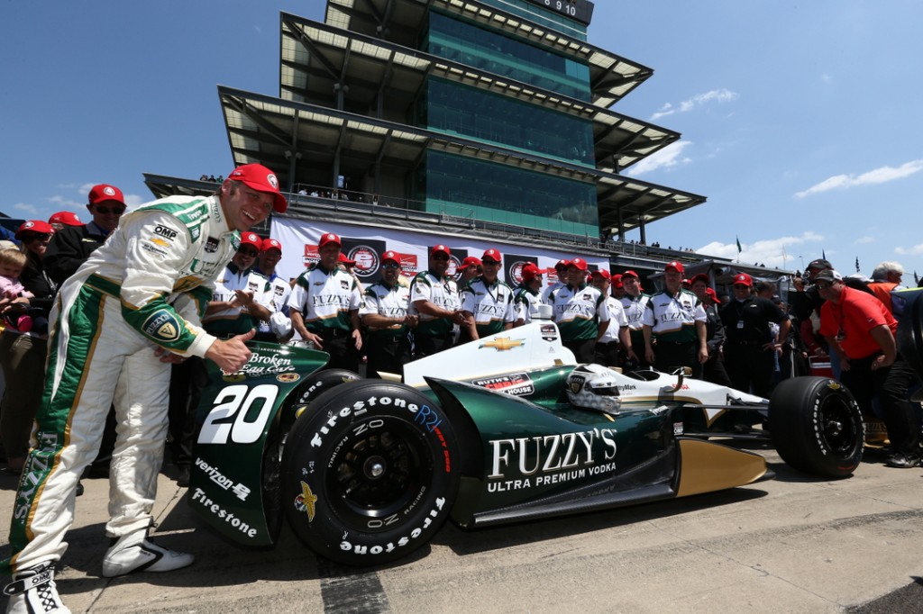 Ed Carpenter partirá primero en las 500 Millas de Indianapolis 2014