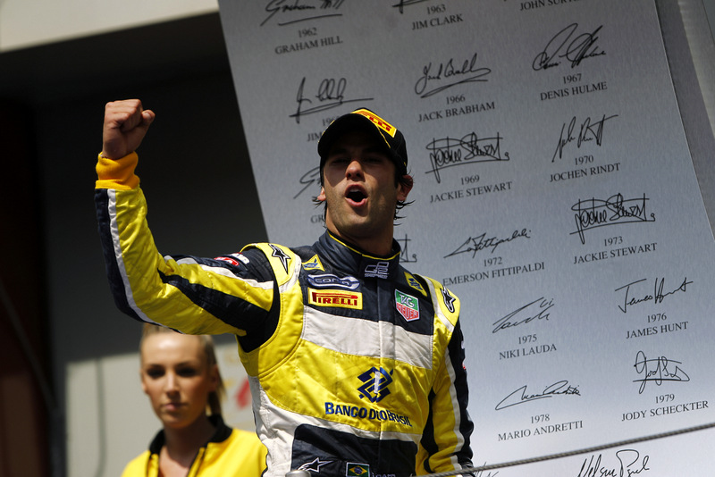 El postergado triunfo de Felipe Nasr en la GP2 Series se concretó en la Sprint Race
