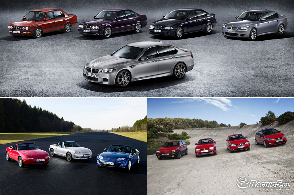 Videos de aniversarios: Mazda MX-5 cumplió 25 años, BMW M5 y Seat Ibiza cumplieron 30