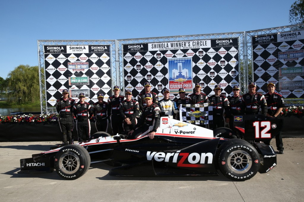 Will Power se lleva la primera carrera de IndyCar en Detroit