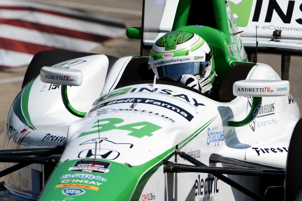 Carlos Muñoz comenta su temporada en IndyCar en la previa de fecha doble en Houston