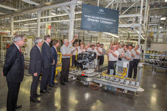 Infiniti inaugura su nueva planta de motores en Nashville