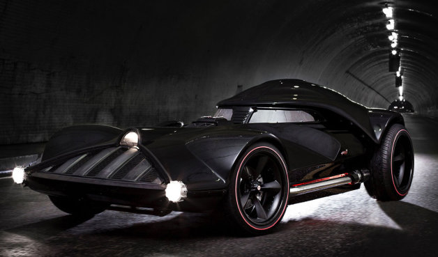 Sumérgete en el lado oscuro con este espectacular auto de Darth Vader diseñado por Hot Wheels