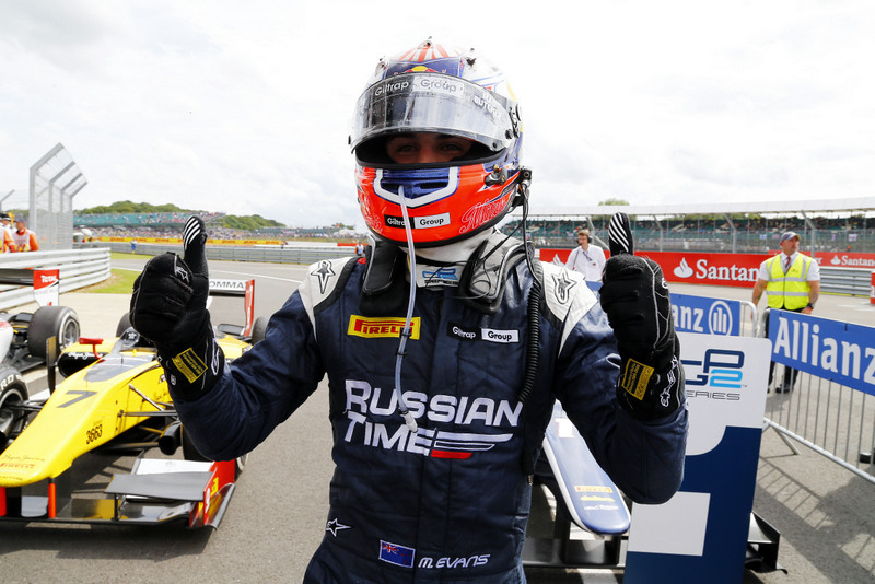 Mitch Evans triunfó por primera vez en la GP2 Series en Silverstone