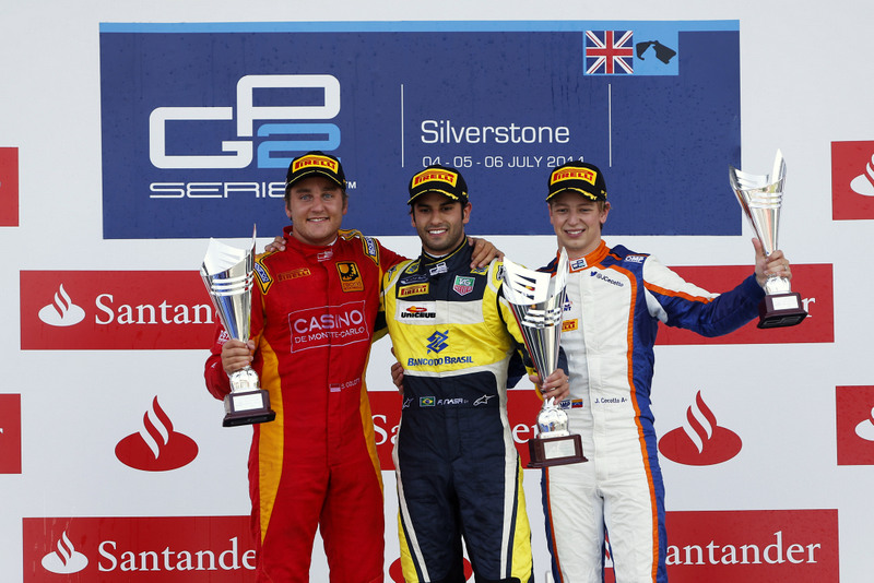 GP2 Series, Felipe Nasr triunfó en Silverstone, Johnny Cecotto Jr. subió al podio