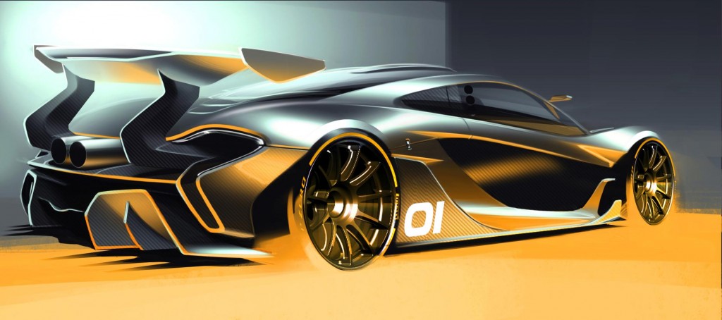 McLaren nos muestra una imagen conceptual del P1 GTR antes de su estreno en Pebble Beach