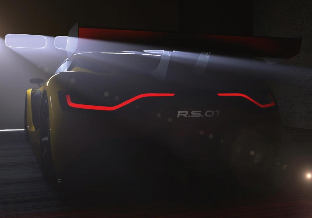 Así se verá el nuevo deportivo de carreras de RenaultSport, el R.S. 01