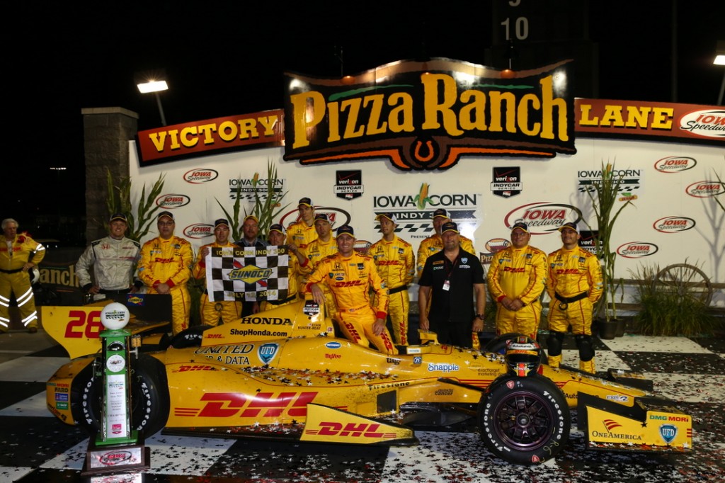 IndyCar, impresionante victoria de Ryan Hunter-Reay en Iowa
