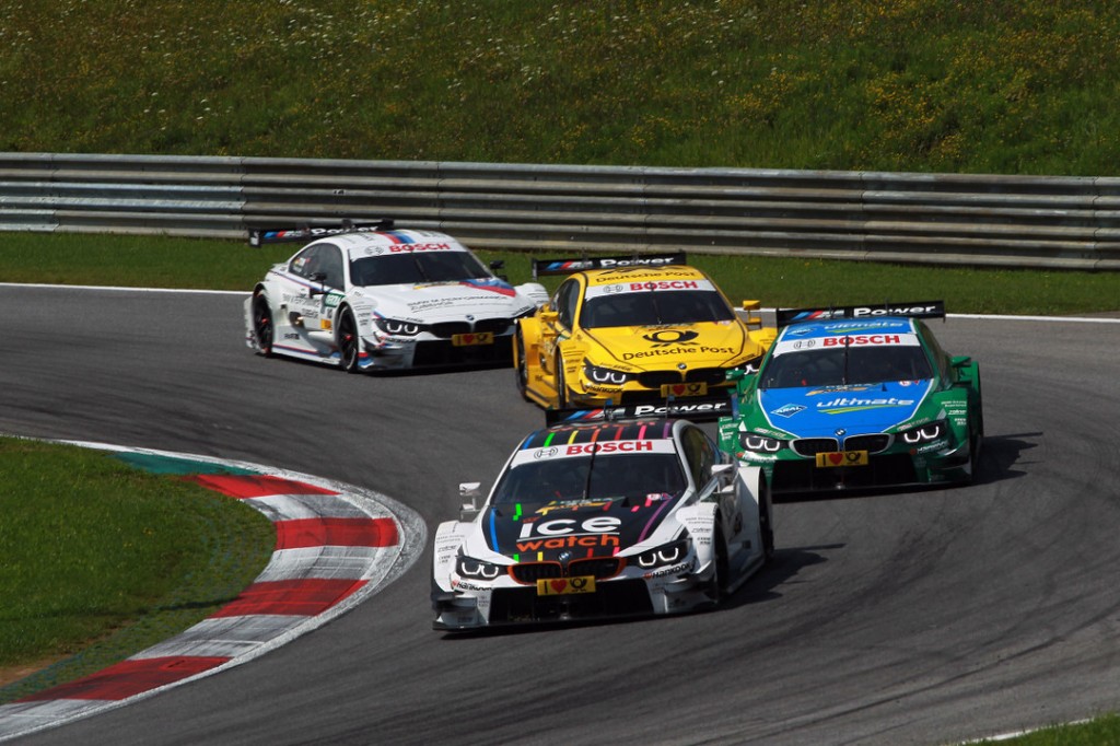 BMW logra un 1-2-3-4 en el DTM por primera vez desde 1992