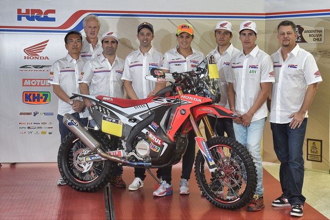 Un equipo para desafiar a KTM, Honda se arma para el Dakar 2015