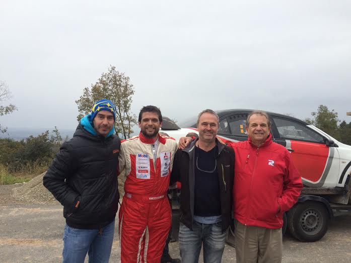 Emilio Rosselot, listo para su presentación en el Campeonato Nacional de Rally de España