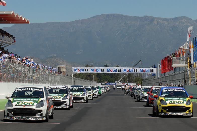 La Fiat Abarth Competizione define su campeonato en Potrero de los Funes, con cuatro chilenos en pista
