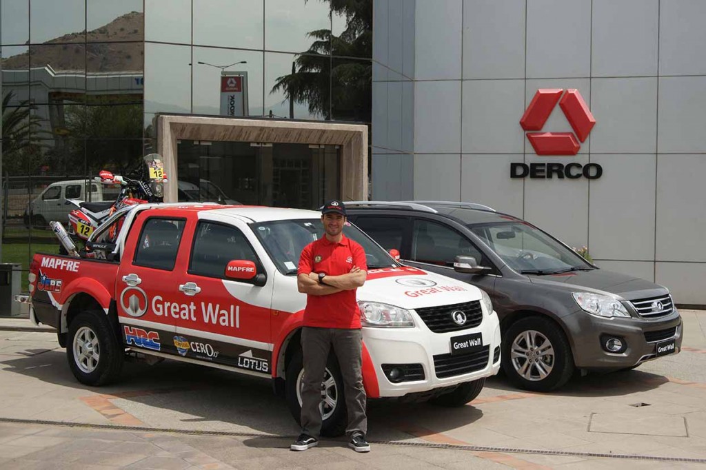 Jeremías Israel nuevamente contará con el apoyo de Great Wall durante el Dakar 2015