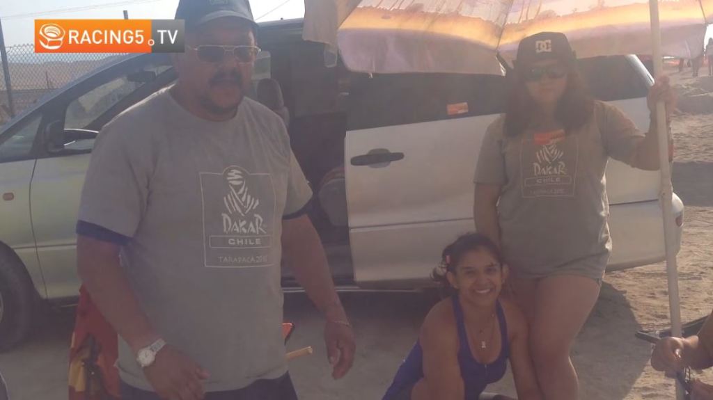 [Dakar 2015] El color del rally, el asado de la familia Aranda Cabrera en Iquique