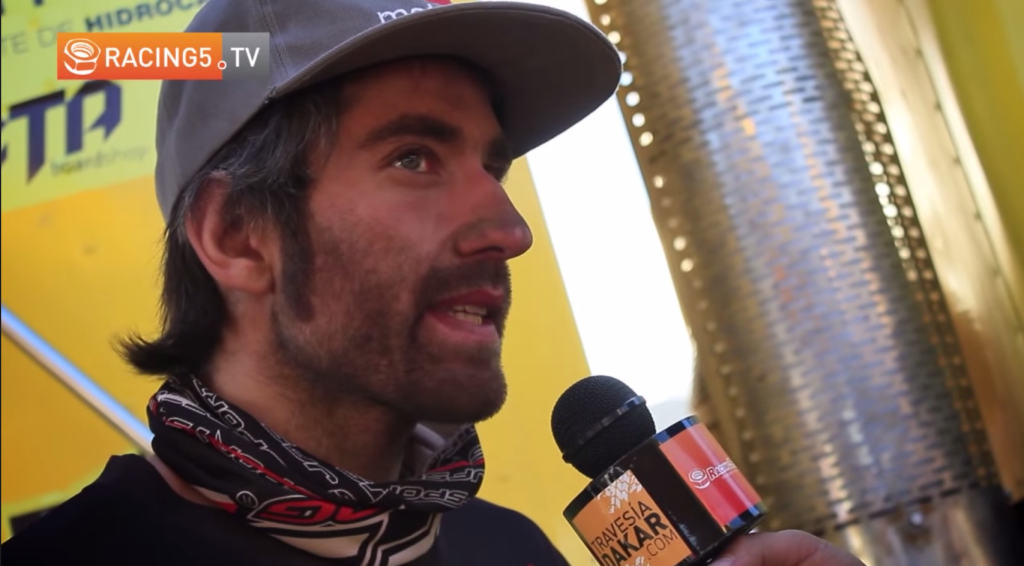 [Racing5 TV] Víctor “Patagón” Gallegos comenta su llegada a Chile tras la cuarta etapa del Dakar 2015
