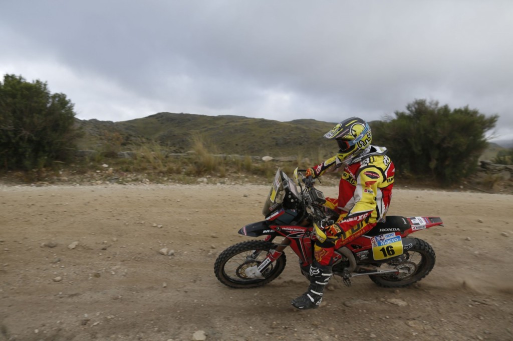 [Dakar 2015] Honda South America se mete entre los 25 mejores con Daniel Gouet y Javier Pizzolito
