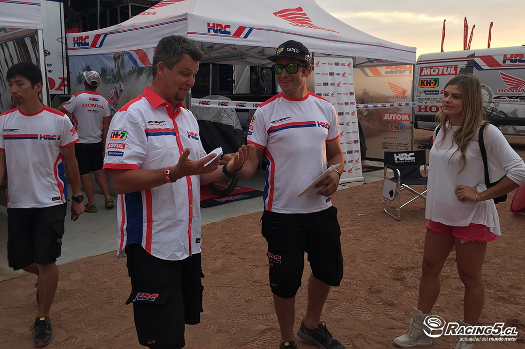[Dakar 2015] El día de descanso sirvió para que Honda HRC recargara energías tras duro inicio del Dakar