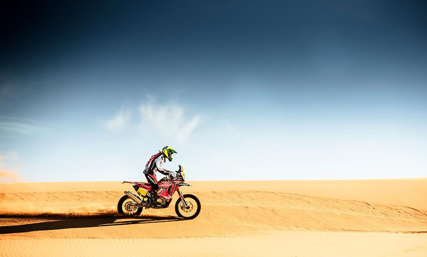 Honda South America comienza de forma tranquila el Dakar 2015