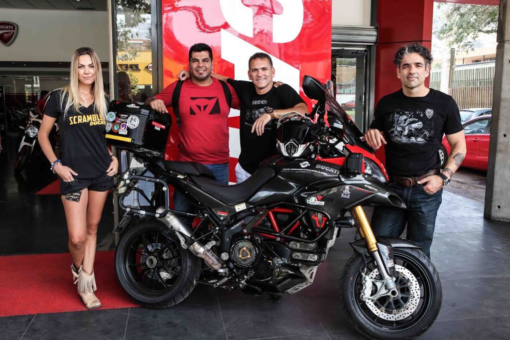 Trotamundos: Clidanor Cano, el motoquero que recorre el mundo en una Ducati