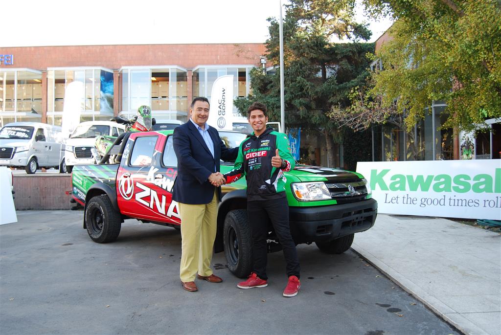CIDEF-Kawasaki renueva alianza con Patricio Cabrera para el Dakar 2016