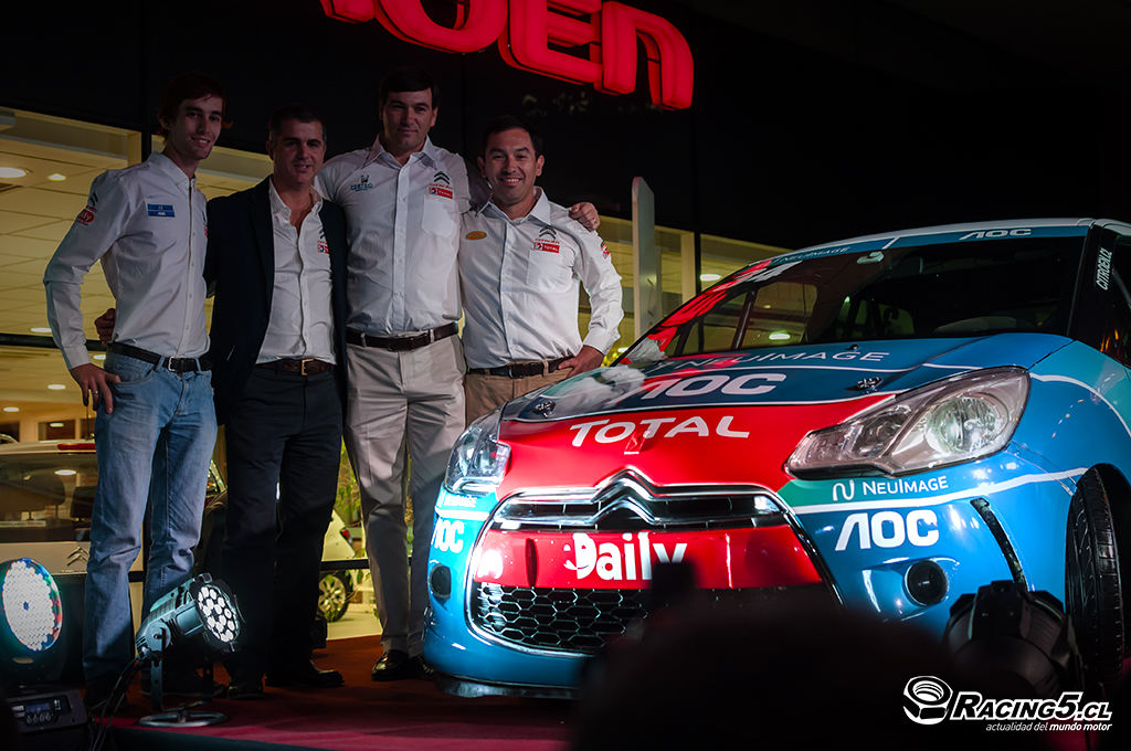 DS Automobiles y Citroën Chile presentan sus equipos para el Rally Mobil y el Turismo Producción 1600