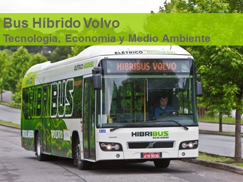 Bus urbano híbrido de Volvo comienza a operar en Transantiago