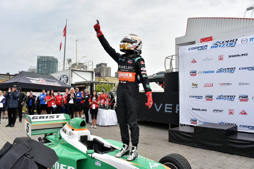 [Pro Mazda Championship] Garett Grist venció en Toronto, mexicano Patrio O’Ward sumó un nuevo podio