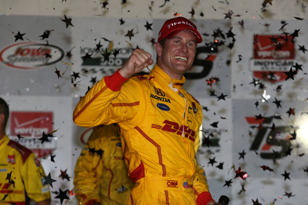 [IndyCar] Ryan Hunter-Reay sumó su tercer triunfo en cuatro años en el óvalo de Iowa