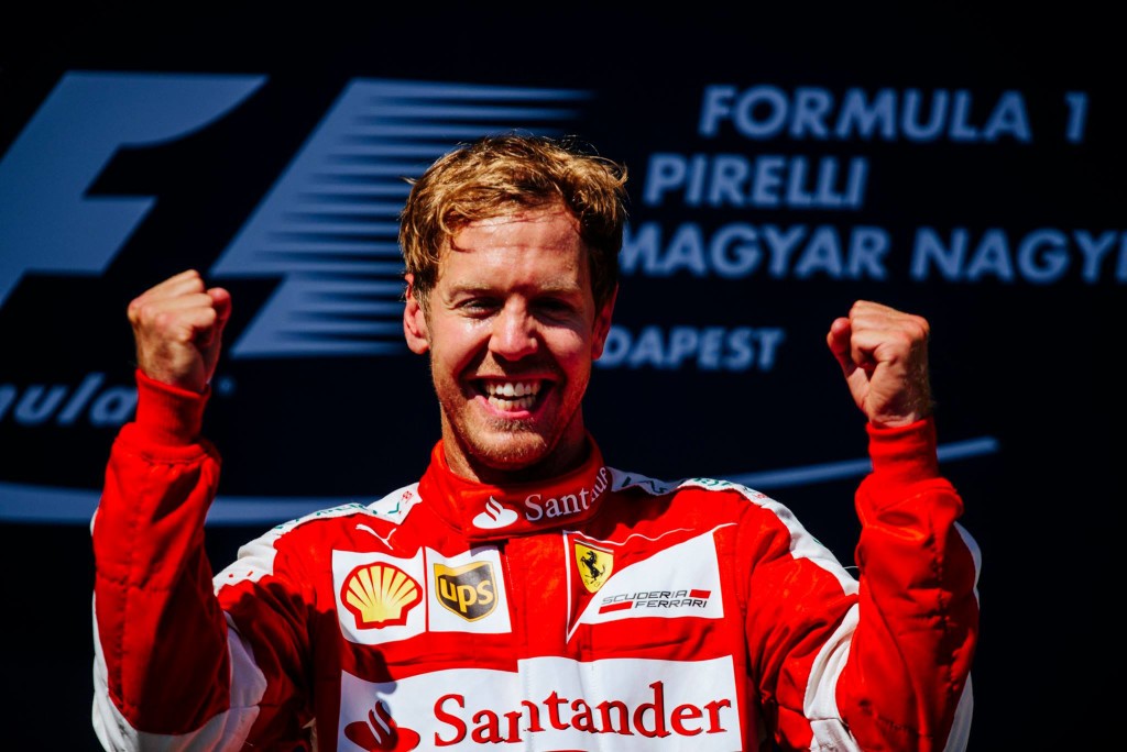 [Fórmula 1] Sebastian Vettel subió a lo más alto del podio en un emocionante Gran Premio de Hungría