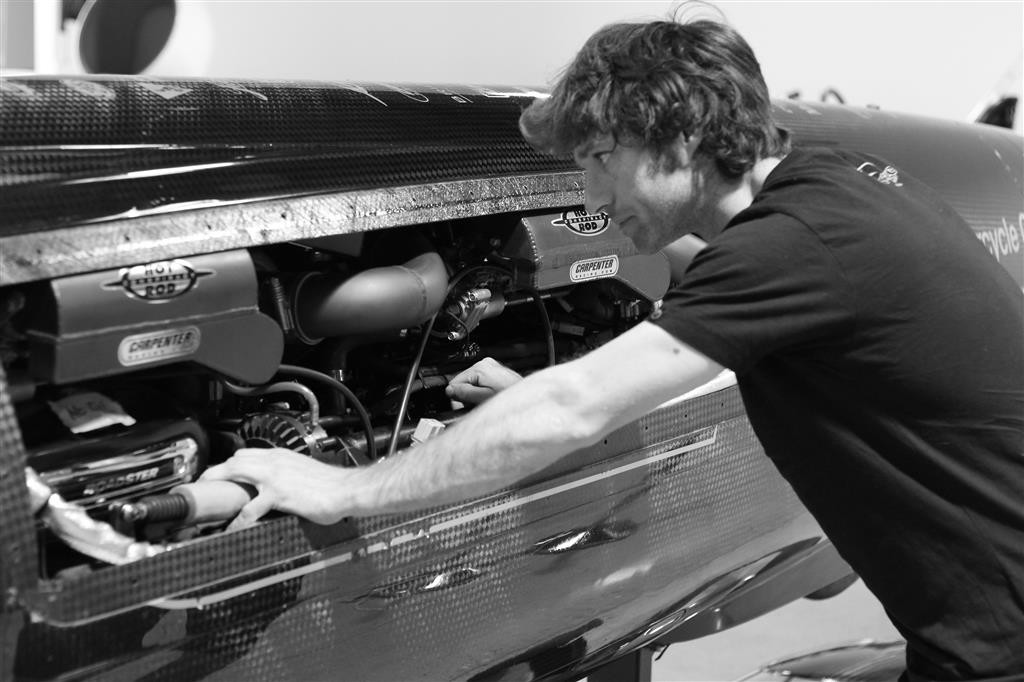 Guy Martin quiere romper el record de velocidad para motos en una Triumph de 1000 caballos de fuerza